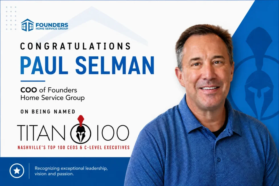 Founders COO Paul Selman announced as 2026 Nashvillle Titan Honoree